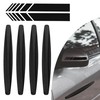 4 Pcs Car Front Rear Bumper Protector Strips, Universal Anti-Collision