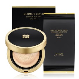 Ohui Ultimate Cover Cushion Moisture 15g No. 2 Milk Beige Honey Beige Original + Refill No. 01 Milk Beige {OH9396} / 오휘 얼티밋 커버 쿠션 모이스처 15g 2호 밀크베이지 허니베이지 본품+리필 01호 밀크 베이지 {OH9396}