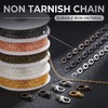 Chains for Jewellery Making 60 ft 6 Colours 2mm Jewellery
