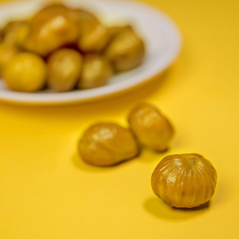 XCVFDVOR 2 Pack Organic Roasted Chestnuts Ready to Eat Chestnuts