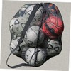 Kisangel Soccer Mesh Net Bag Drawstring Storage Bag Large Capacity