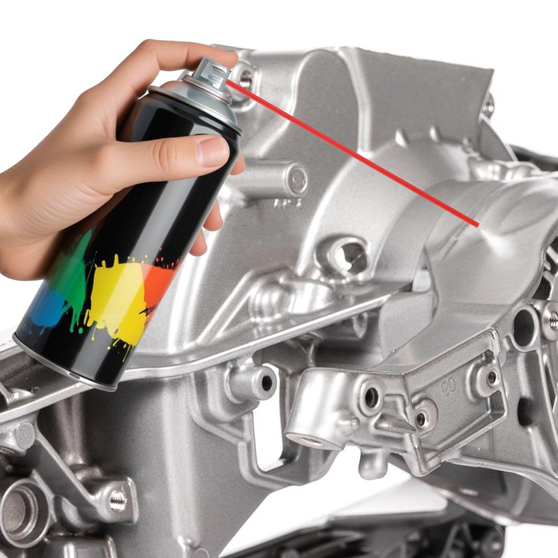 200 Pack Spray Can Straws, Red Plastic Spray Paint Nozzles