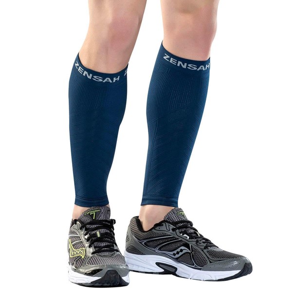 Zensah Running Leg Compression Sleeves – Shin Splint, Calf Compression