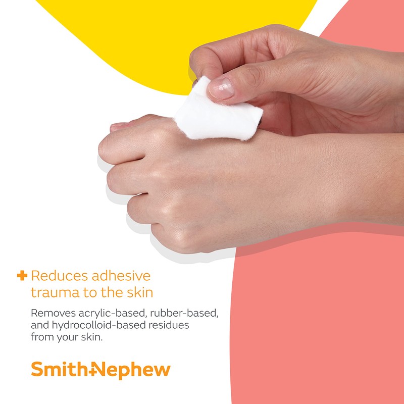 Smith+Nephew UNI-SOLVE◊ Adhesive Remover Wipes, Medical Adhesive Remover for Medical