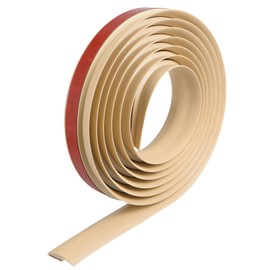 uxcell Floor Edging Trim Strip Self Adhesive, PVC, Beige, 9.84ft, Carpet to Tile Transition Strip, Edge Height Less Than 5mm/0.2