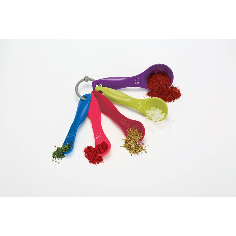 Colourworks Measuring Spoon Set, 5 Spoons for Measuring Food, Durable,