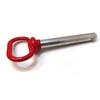 5/8" x 4" Red Handle Detent Pin ,Head Towing Hitch