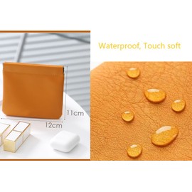 Coin Purse Leather Squeeze Coin Pouch, Portable Mini Change Holder Coin Purse Earphone Pouch for Women Girl