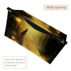2 Pack Tissue Box Cover Holder, Peacock in Forest Under