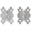 Merriway BH06197 (4 Pcs) Butterfly Hinge Chrome Plated 50mm -
