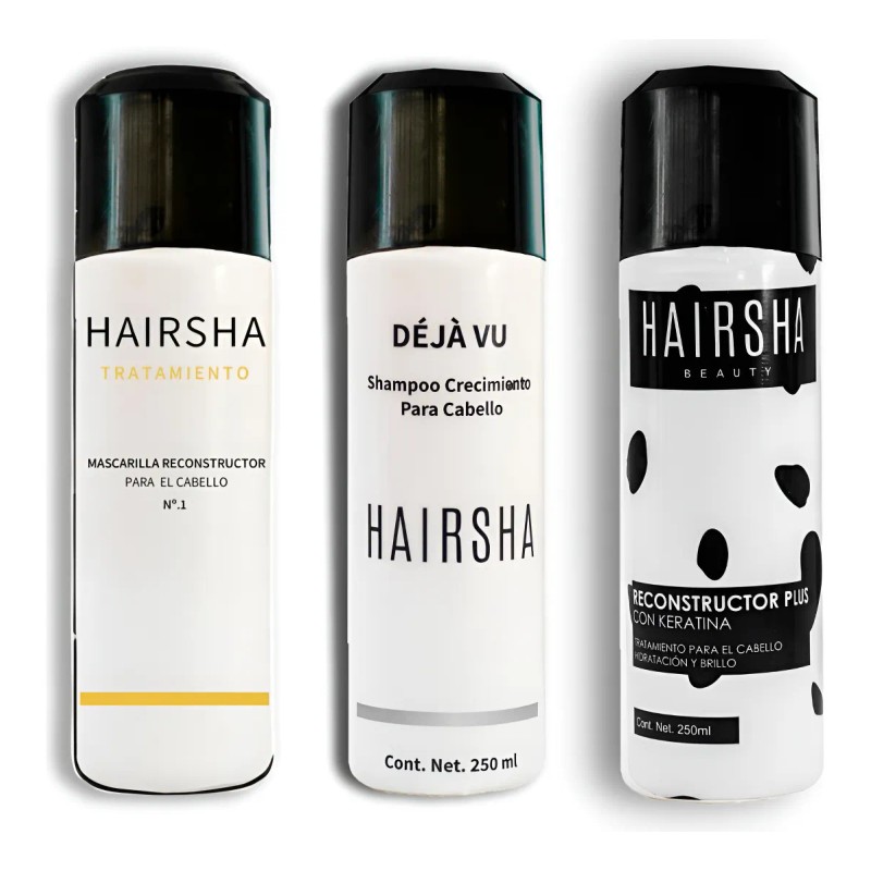 Kit Reparacion Total Cabello Mascarilla + Shampoo + Tratamie