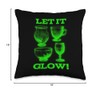 Let It Glow! Glowing Glassware Green Glowing Glass Let It