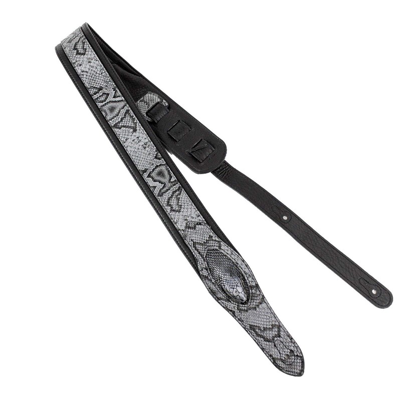 Walker & Williams SF-106 Slate Grey Python Textured Snake Pattern