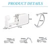 LAURITAMI 10Pcs Nose Piercing Kit, Disposable Piercing Gun Built-in Nose