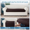 Genina 100% Waterproof Loveseat Couch Cover for 2 Cushion Couch