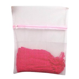 HAND Large Tough Zipped Laundry/Washing Bags - Colour Separation, Sweater, Shoes -1 x 40x50cm and 1x 50x60cm, White 2 Pieces