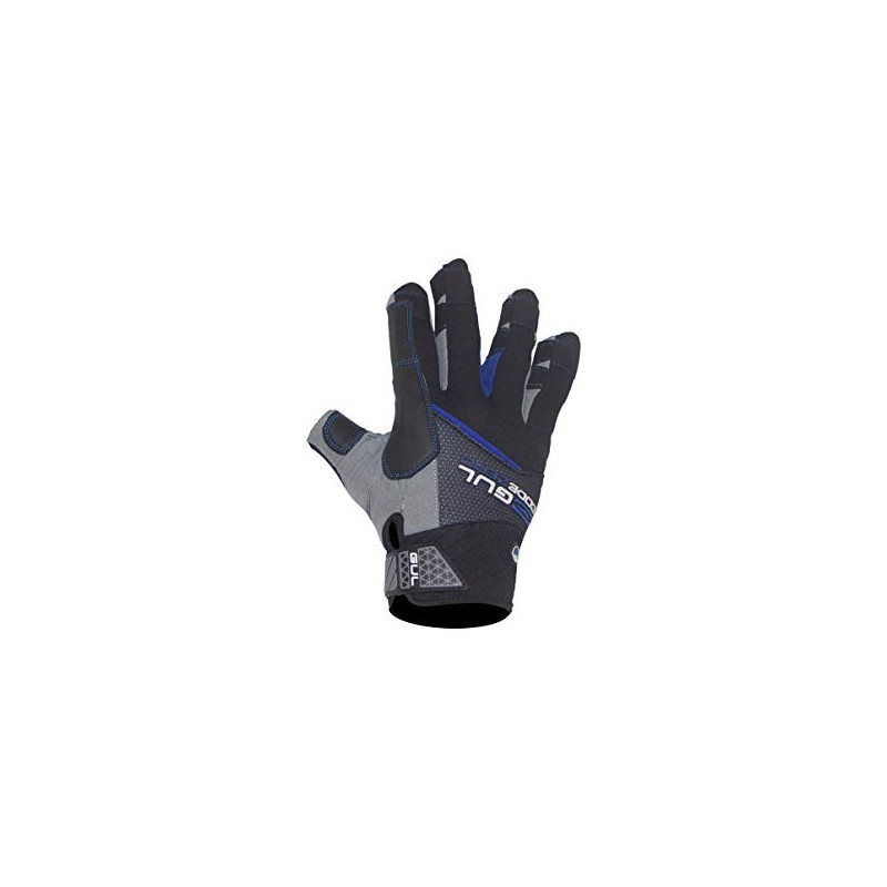 Gul CZ Winter Short Finger Glove Black - Easy Stretch