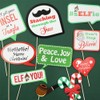 Christmas Photo Booth Props, Merry Christmas Photo Background Posing Props,
