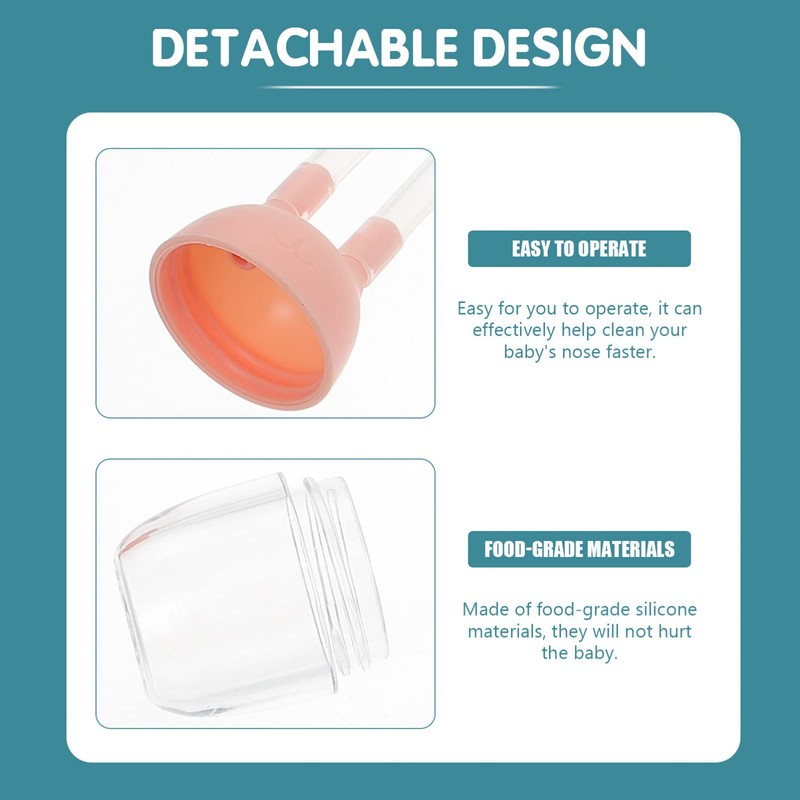 VICASKY 2pcs Nasal Aspirators Soft Nose Cleaning Tools for Boy