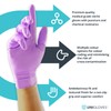 Unigloves Violet Pearl Nitrile Examination Gloves - Multipurpose, Powder Free