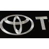 BLVD Toyota Car Tag Diamond Etched Aluminum Engraved Vanity Front
