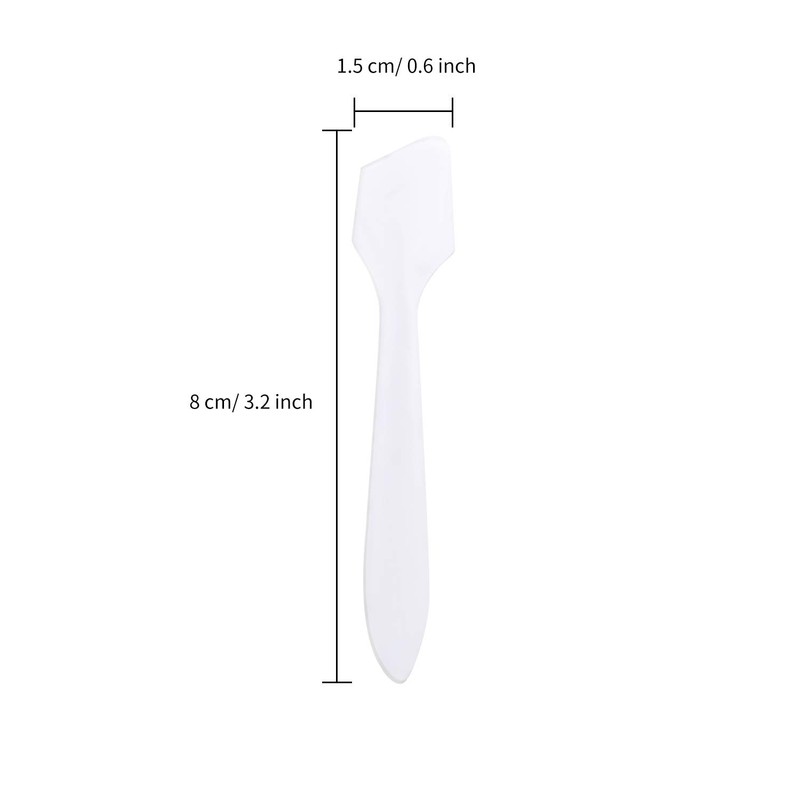 Senkary 200 Pack Small Cosmetic Spatulas 3.2 Inch Mini Makeup