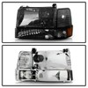 ACANII - For Smoke 1992-1996 Bronco F150 F250 F350 Headlights