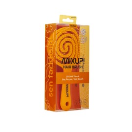 Mixup! 3D Soft Touch Hair Brush Orange