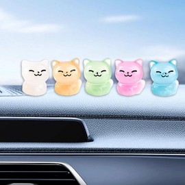 Cat Statue | Art Decorations | Desktop Ornament, Cute Cat Statue, Resin Figurine for Garden, Home, Car