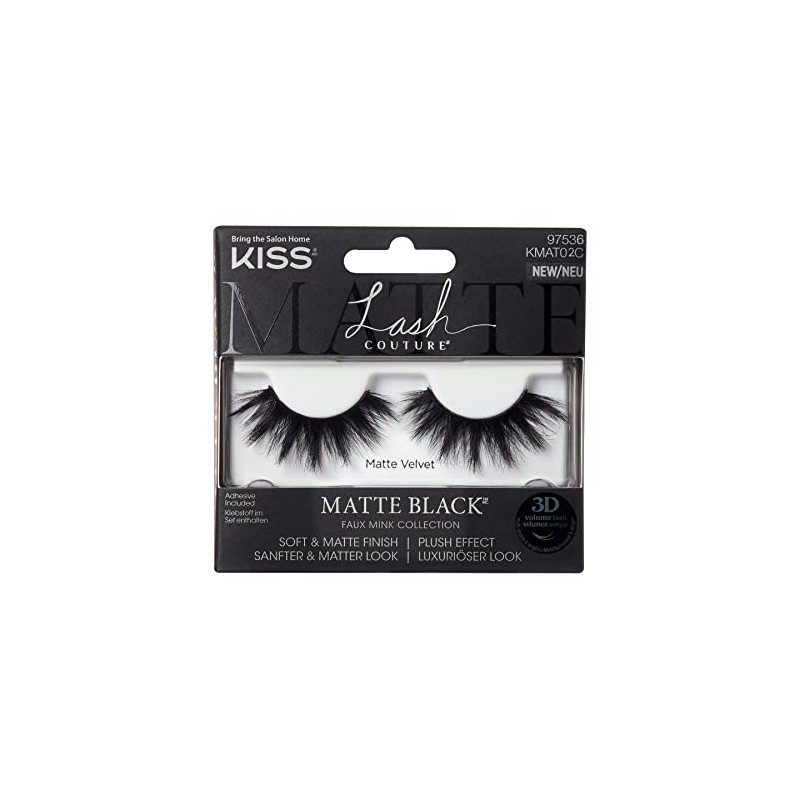 KISS Lash Couture Matte Black Collection Lashes - Matte Velvet