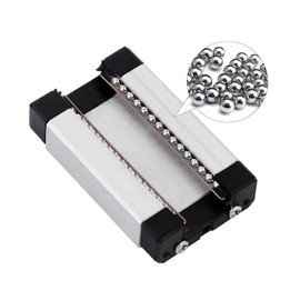 200mm MGN12 Linear Rail Guide with MGN12H Stainless Steel Black Carriage Block for DIY 3D Printer and Machines(Type H,200 mm)