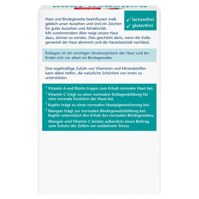 Doppelherz Collagen 1000 ++ Biotin 500 µg + Beta-Carotene