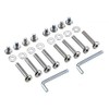 Lotowel Pack of 4 Luggage Replacement Wheels 45 x 18