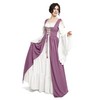Mythic Renaissance Medieval Irish Costume Over Dress & Cream Chemise