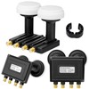 hb-digital Monoblock Quad LNB UHD MB 404 S LNC |