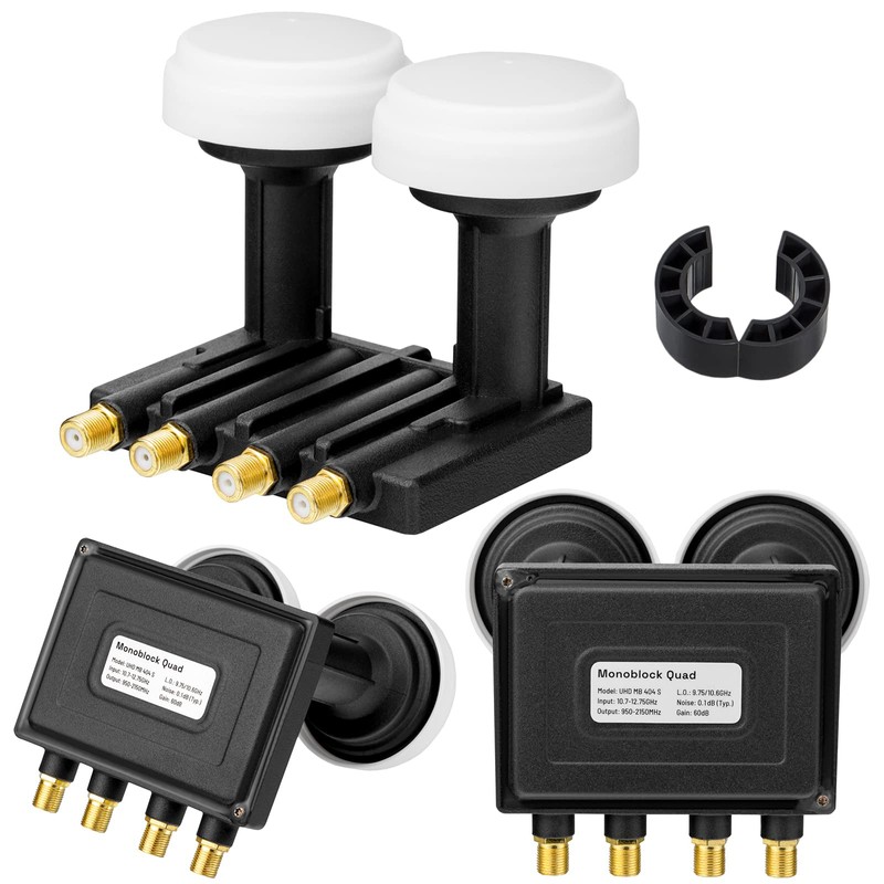hb-digital Monoblock Quad LNB UHD MB 404 S LNC |