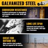 VIVIDA 1-3/8" Fence Post Caps, Chain Link Post Caps, Galvanized