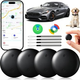 Bluetooth GPS Tracker for Vehicles, Pets & Kids - 2-Pack