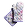 Maison d' Hermine Oven Mitt + Pot Holder 100% Cotton