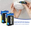 EASTAR BTS 9V Batteries, 9 Volt Battery Ultra Long Lasting