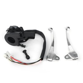 SUNQIAO PW50 Throttle Housing, Brake Levers, Throttle Ignition Switch for Yamaha PW50 PY50 Y-Zinger 50 Kid Bikes