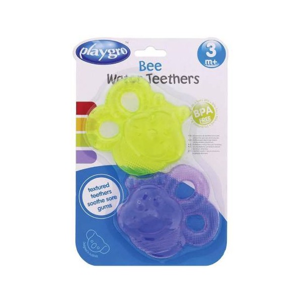 PlayGro Bee Water Teether, 2pcs