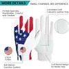 Golf Gloves American Flag Print (Small, Left)