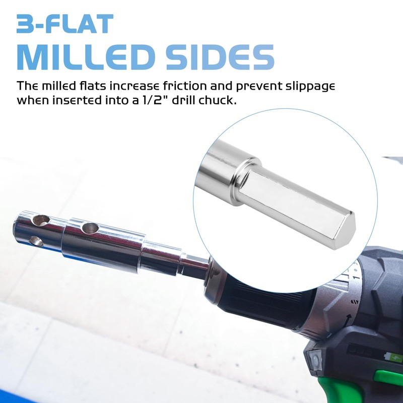 Two Stage Auger Adapter Suitable for 3/4" and 7/8" Internal