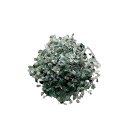 Crystals Rocks - Under 2mm Above 1mm - no powder - 4oz - 100% Crystal Life+LOVE! Cleansing Charging Forever! u24z (Green Moss Agate)