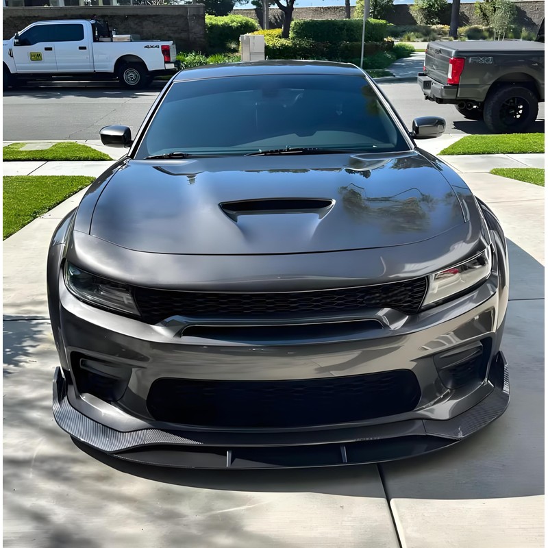 NEESPOC Front Bumper Lip Splitter Spoiler Fit for Dodge Charger