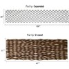 Helprise Expandable Willow Lattice Fence Panel Plant Support Garden Trellis