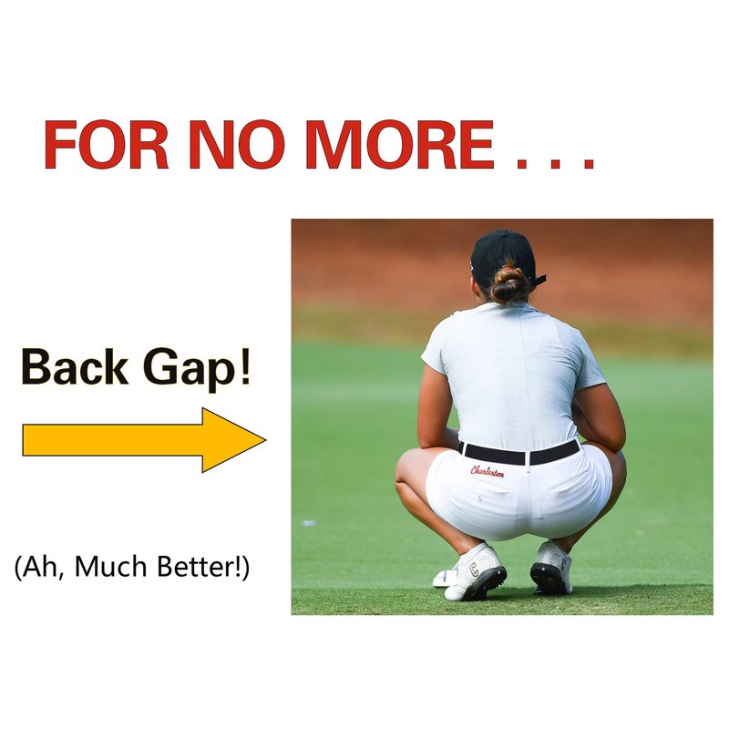 SANSTHS Women Flat Buckle No Show Stretch Belt, Invisible Adjustable