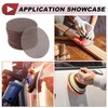 X AUTOHAUX 50 Pcs 5 Inch Abranet Sanding Mesh Anti-Clog