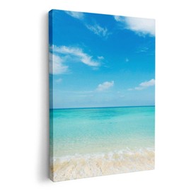 igsticker 002856 Art Panel, Picture, Painting, Decoration, 11.7 x 8.3 inches (297 x 210 mm), A4, Photo, Wall Hanging, Wooden Frame, Interior, Stylish, Photo/Landscape, Sea, Sky Photography